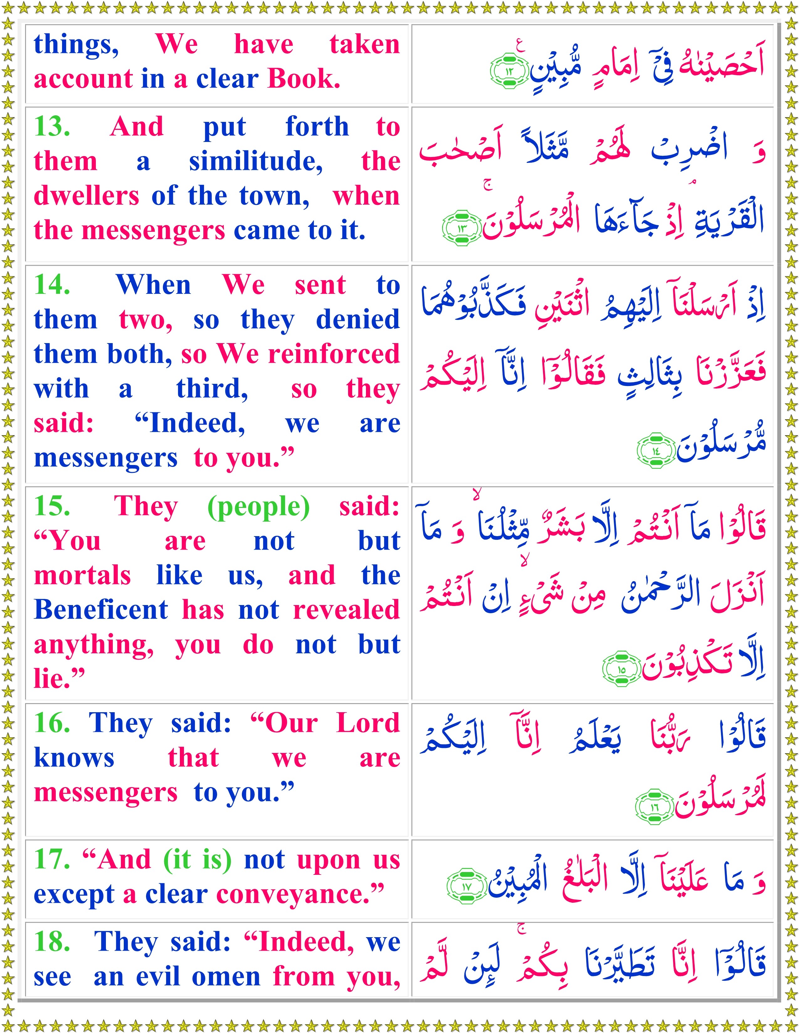 yaseen surah in english text yaseen surah in english text