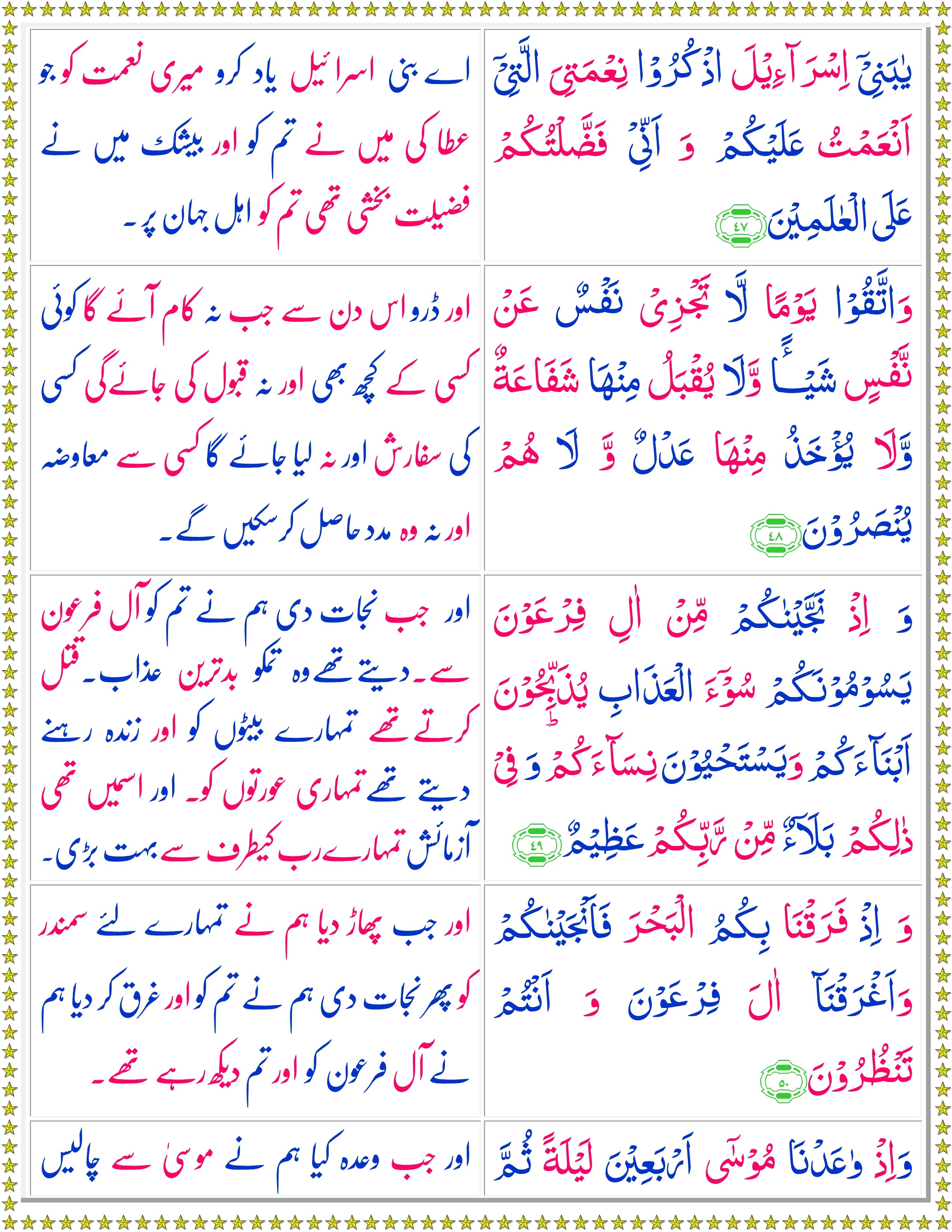 Surah Al-Baqarah (Urdu) - Page 2 of 10 - Quran o Sunnat