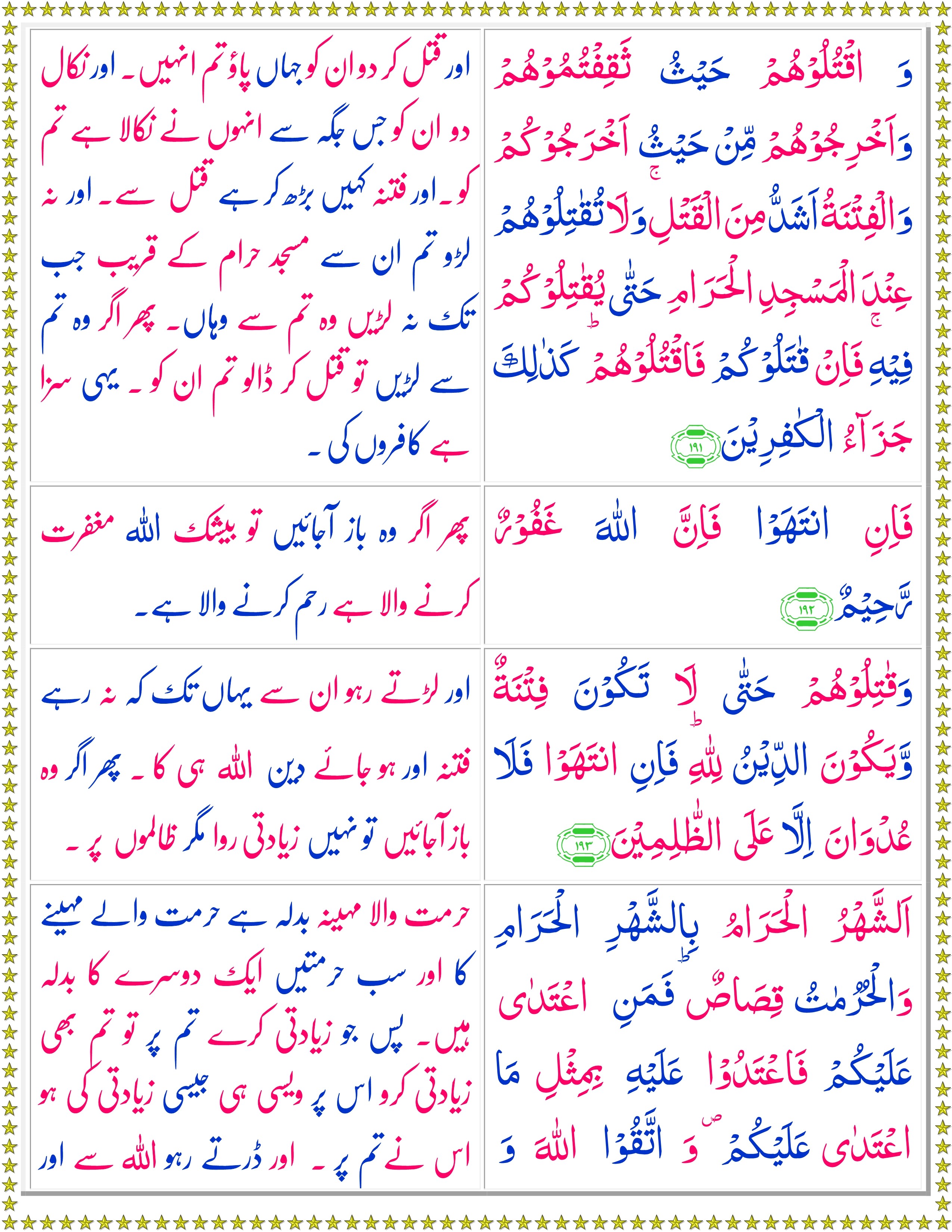 Surah Al Baqarah Urdu Page 6 Of 10 Quran O Sunnat