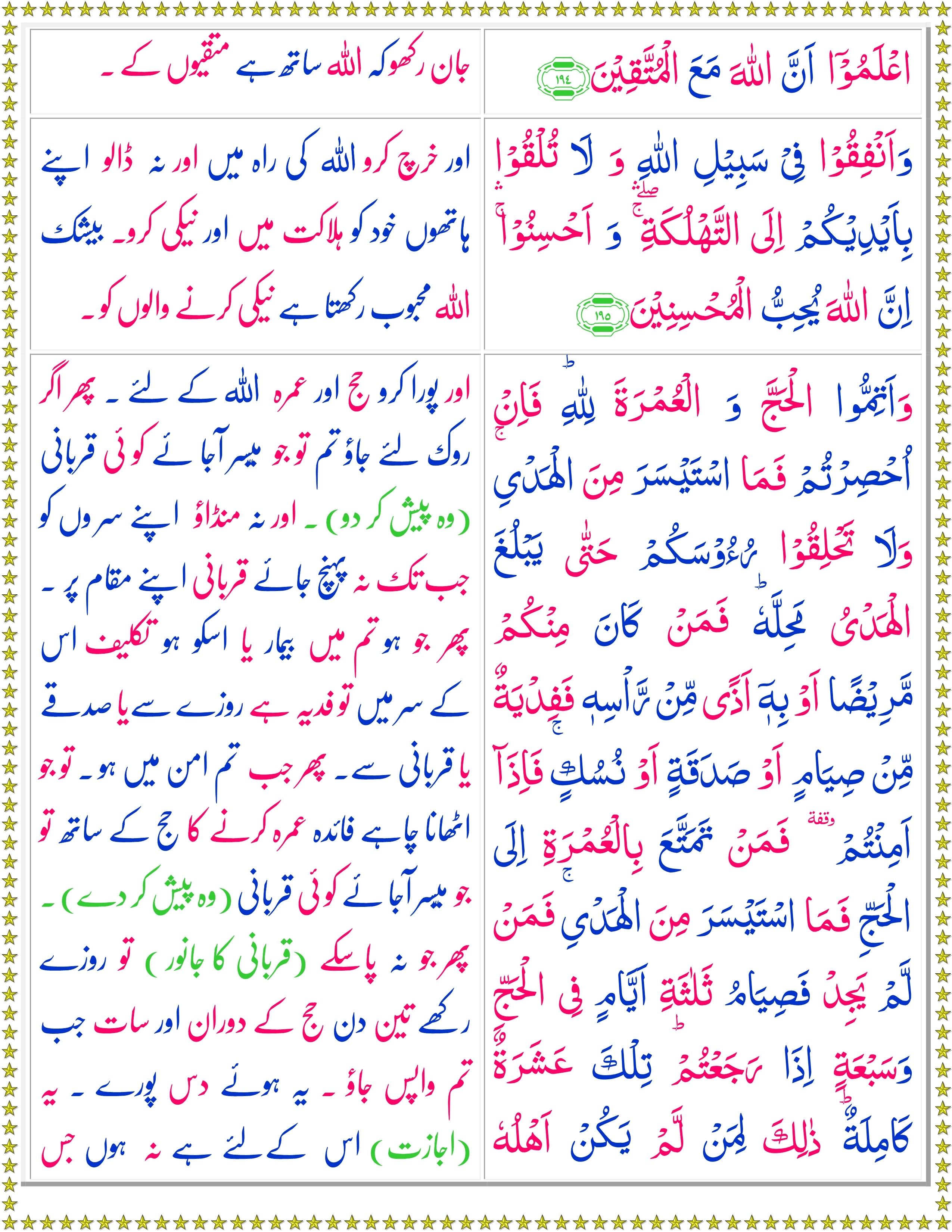 Surah Al Baqarah Urdu Page 6 Of 10 Quran O Sunnat