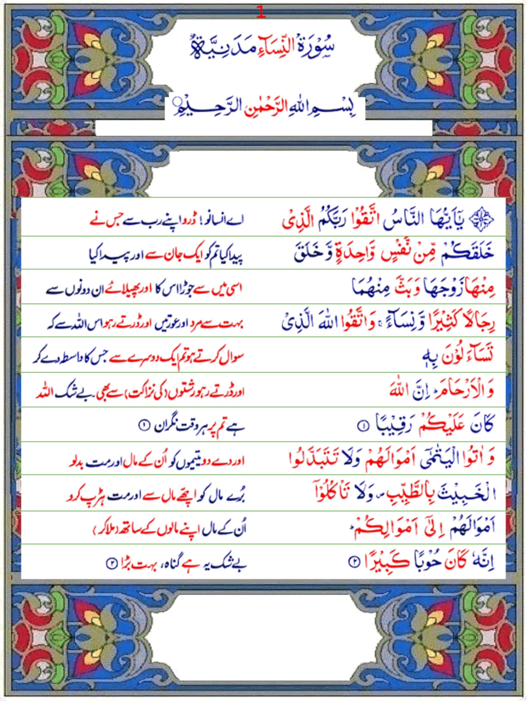 Surah Al Balad Urdu Quran O Sunnat