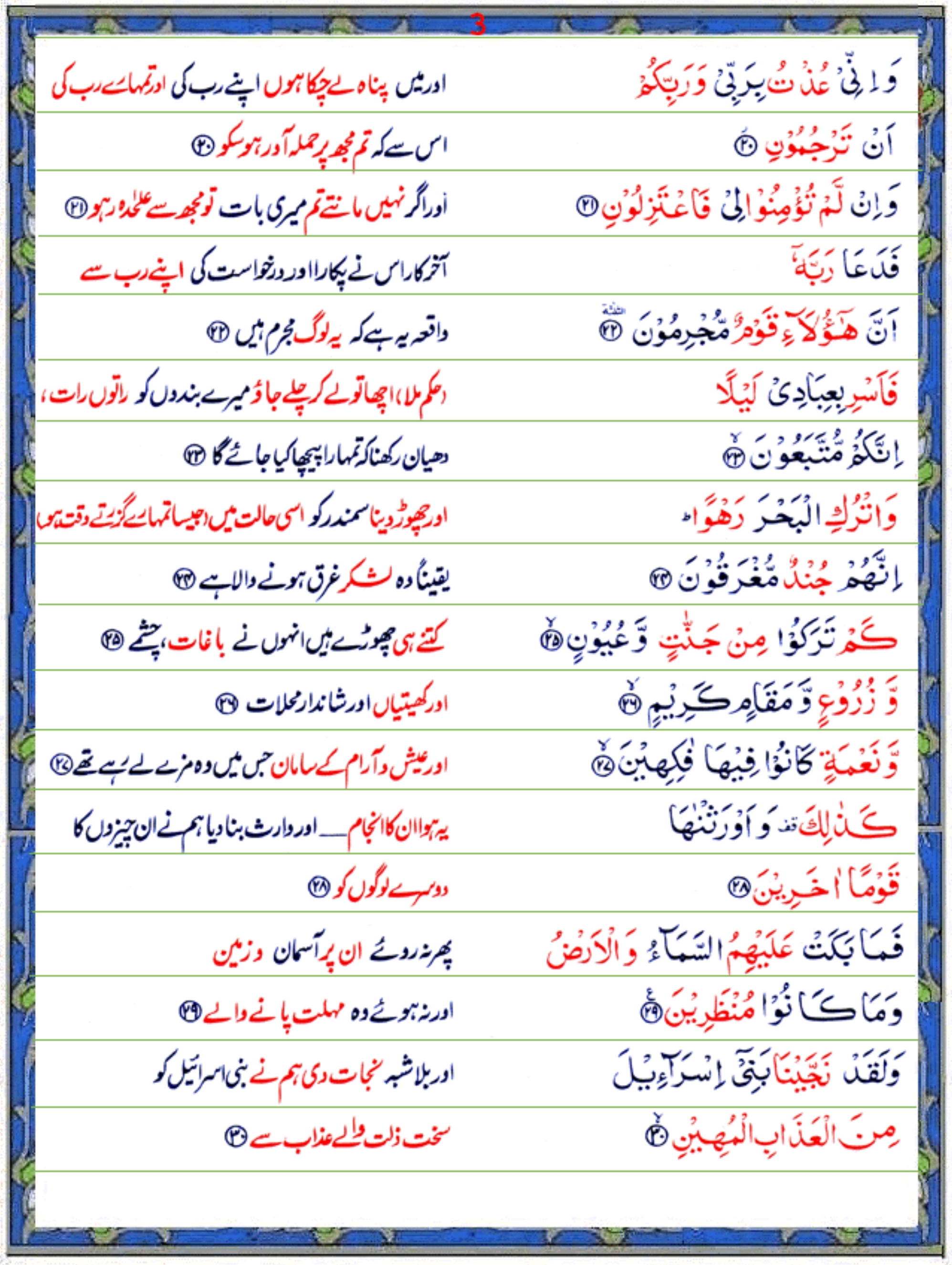 Surah Ad-Dukhan (Urdu1) - Quran o Sunnat
