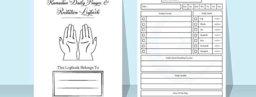 ramadan prayer planner