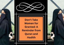 don’t take women for granted